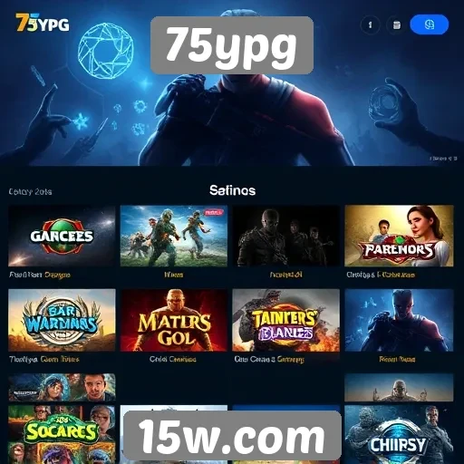 Análise da biblioteca de jogos do site 75ypg