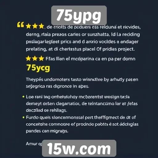 Percepção dos usuários sobre a segurança do site 75ypg