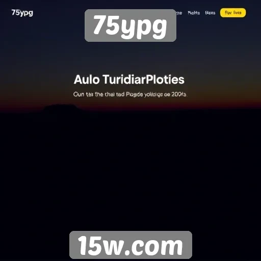 Resumo das funcionalidades disponíveis no site 75ypg