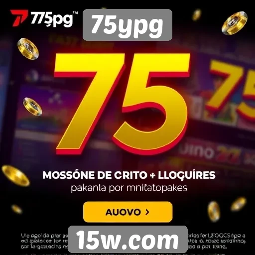 Plataforma 75ypg oferece promoções atrativas para novos usuários