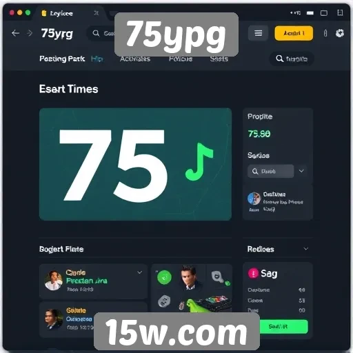 Interface do site 75ypg é amigável para usuários